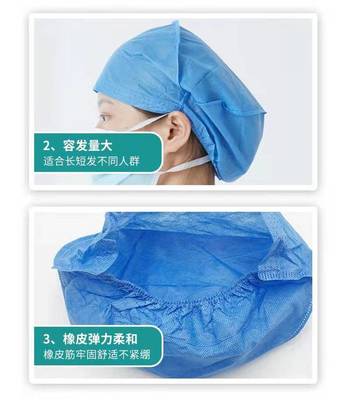 一次性醫用條形帽 加厚加大設計，為醫護人員帶來更舒適的防護體驗